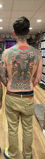Explore mens tattoo ideas upper arm, creative tattoo ideas in North Providence, available at Cool Tattoo Shop