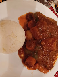 Poulet au curry du Restaurant de spécialités d'Afrique de l'Ouest Le Village à Paris - n°3