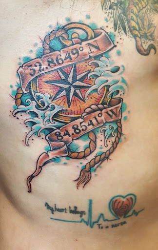 Explore date tattoo ideas for guys, creative tattoo ideas in Goose Creek, available at Blu Gorilla Goose Creek