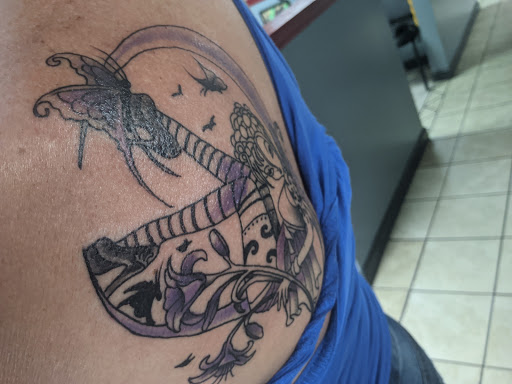 Explore san judas tattoo ideas, creative tattoo ideas in Myrtle Beach, available at Aces High Tattoo