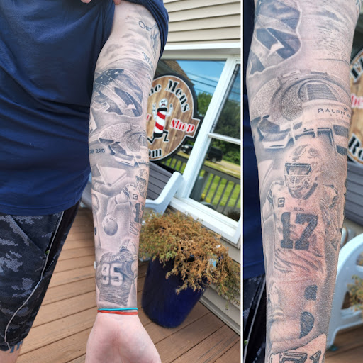 Find best friends tattoo ideas for your next unique tattoo in Chaffee at Black Muddy River Tattoo Studio