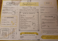 Menu du Spaghetteria n.5 - Riccione à Riccione