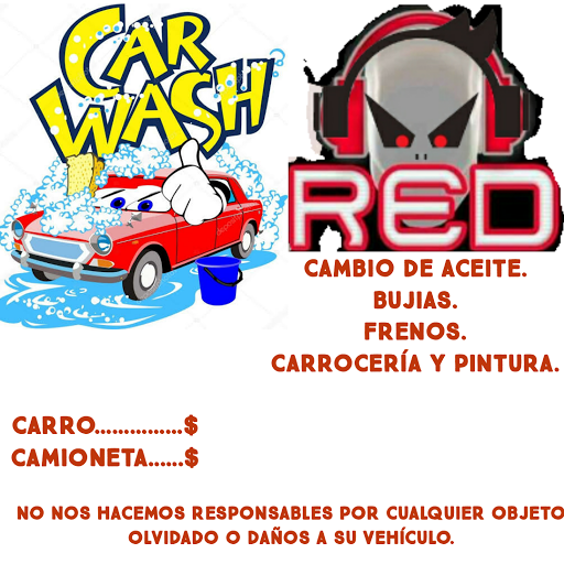 Car wash Red.