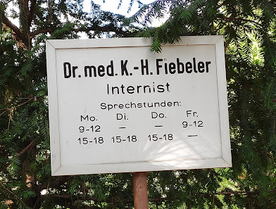 Dr.med. Karl-Heinz Fiebeler Facharzt für Innere Medizin Eckermannstraße 14, 12683 Berlin, Deutschland