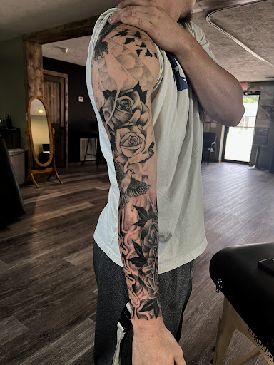 Explore arm sleeve tattoo ideas for guys, creative tattoo ideas in Gadsden, available at Sacred Art Tattoo Company