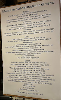 Menu du Ristorante Baracca E Burattini Trieste à Trieste
