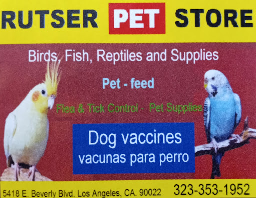Pet Supply Store «Rutser Pet Store», reviews and photos, 5418 E Beverly Blvd, East Los Angeles, CA 90022, USA