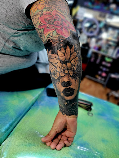 Explore tattoo ideas american flag, creative tattoo ideas in Benton, available at Spectrum Tattoo