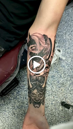 Explore small car tattoo ideas, creative tattoo ideas in Monroe, available at Skin City Tattoo Studio