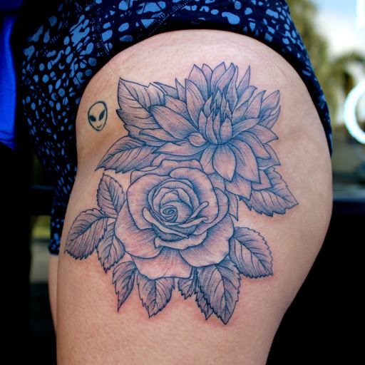 Find female tattoo ideas for women for your next unique tattoo in Fort Myers at Tiger Lotus Tattoo and Piercing