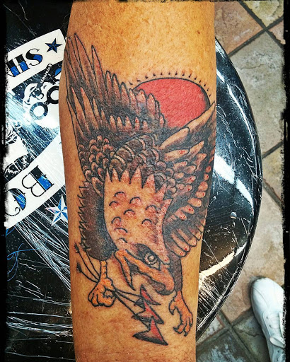 Explore dark humor tattoo ideas, creative tattoo ideas in New Orleans, available at Catahoula Tattoo 