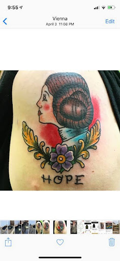 Explore shoe tattoo ideas, creative tattoo ideas in Marietta, available at Lure Tattooing & Piercing LLC