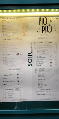 Più Più - Godot de Mauroy à Paris menu