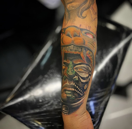 Explore bridge tattoo ideas, creative tattoo ideas in El Paso, available at American Tattoo Society of Ft Bliss