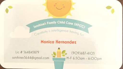 Sunshine’s Family Child Care (HFCC)