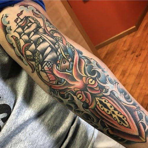 Explore choker tattoo ideas, creative tattoo ideas in Albany, available at Dead Presidents Lounge