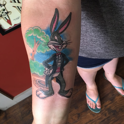 Explore ghost ship tattoo ideas, creative tattoo ideas in Kingsford, available at Deft Tattoo Studio