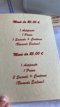 Carte du La Zattera da Pompilio à Torre Colimena