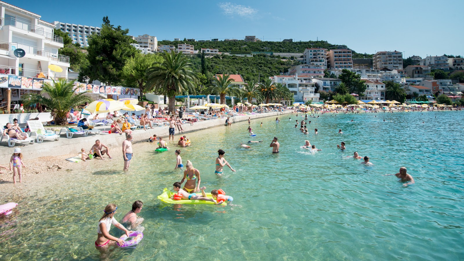 Photo of Neum beach II with turquoise pure water surface