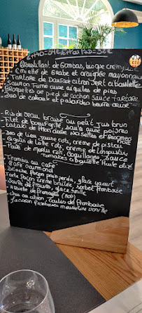 Restaurant français Restaurant la fleur de sel à Arvert (le menu)