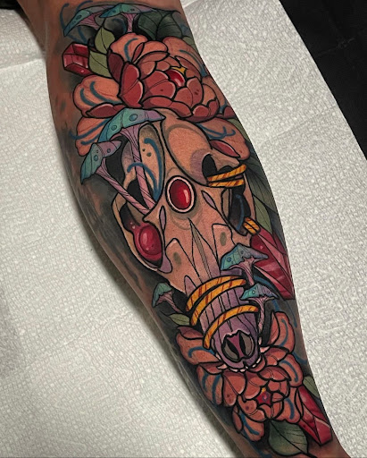 Explore earthy tattoo ideas, creative tattoo ideas in Cabot, available at ELECTRIC PANTHER TATTOO GALLERY