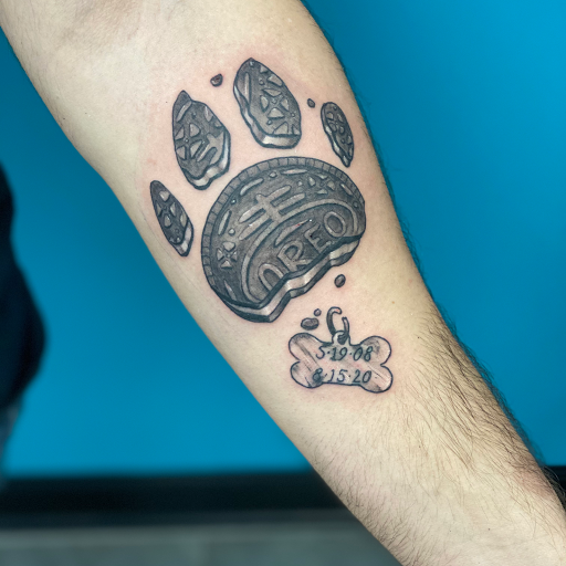 Explore corgi tattoo ideas, creative tattoo ideas in Lockport, available at Archer Ink Tattoo