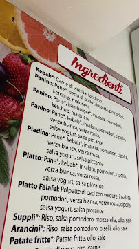 Menu du ArAs kebab pizza à Anzio