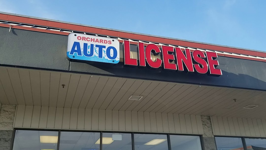 Orchards Auto License