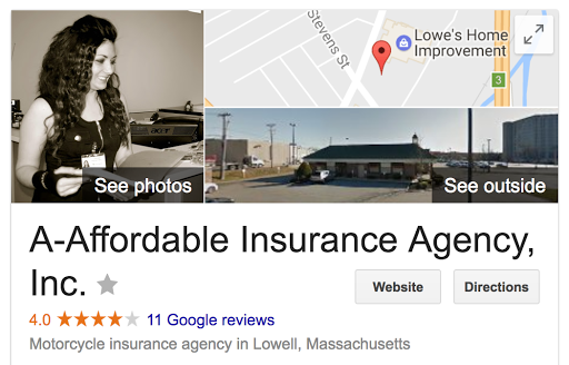 Motorcycle Insurance Agency «A-Affordable Insurance Agency, Inc.», reviews and photos