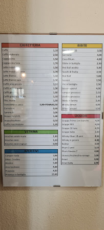 Menu du Karica Café à Russi