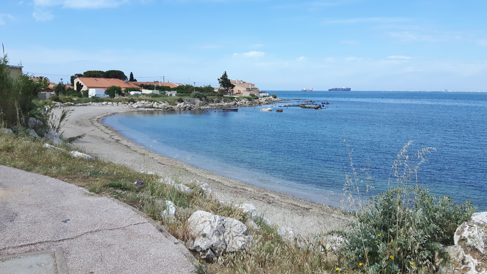 Zdjęcie Plage de Bottai z powierzchnią szary piasek i kamyczki