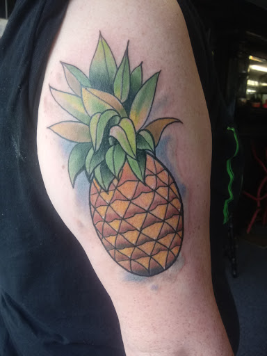 Explore black metal tattoo ideas, creative tattoo ideas in North Attleboro, available at Tenome Tattoo