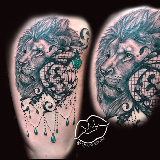 Explore half sleeve tattoo sleeve ideas, creative tattoo ideas in Nashville, available at One Drop Ink Tattoo Parlour and Gallery