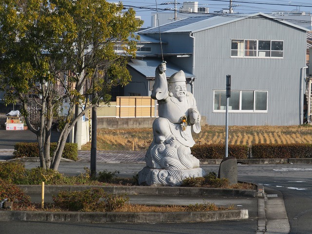 恵比須様の像