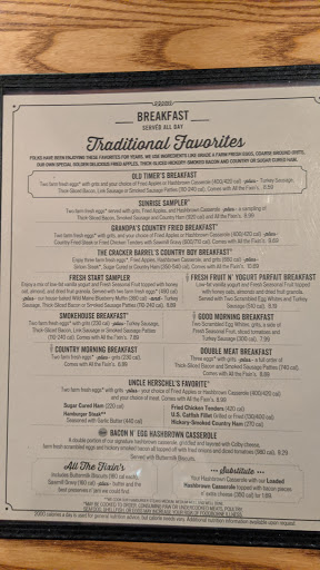 American Restaurant «Cracker Barrel Old Country Store», reviews and photos, 4210 Marlane Dr, Grove City, OH 43123, USA