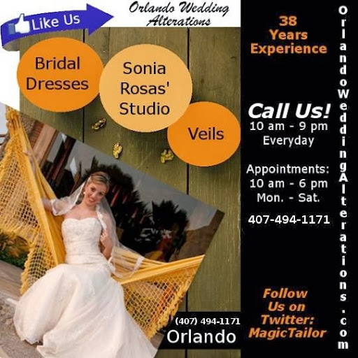 Wedding Store «Orlando Wedding Alterations», reviews and photos, 10318 Mallard Landings Way, Orlando, FL 32832, USA