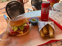 Plats et boissons du Restaurant de hamburgers Beach Burger à Lacanau - n°1