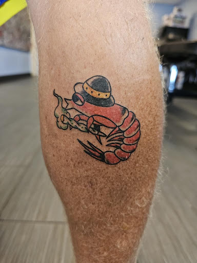 Explore simpsons tattoo ideas, creative tattoo ideas in Palm Harbor, available at Angry Owl Tattoo and Piercing