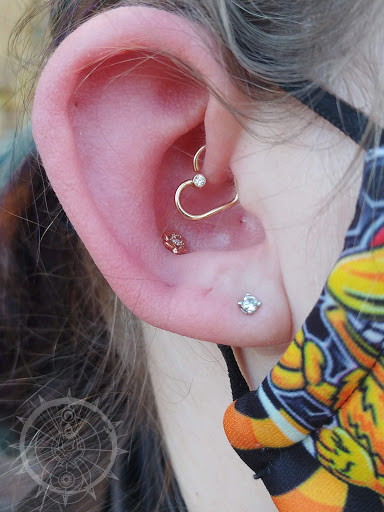 Explore embroidery tattoo ideas, creative tattoo ideas in Eau Claire, available at Steel N Ink Body Piercing