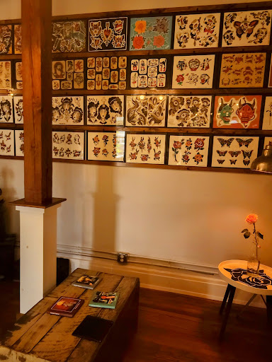 Explore japanese word tattoo ideas, creative tattoo ideas in Buffalo, available at The Tilted Rose Tattoo