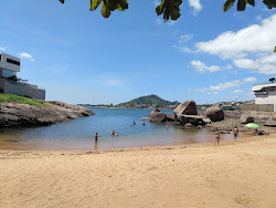 Foto von Castanheiras Beach mit eine gerade küstenlinie