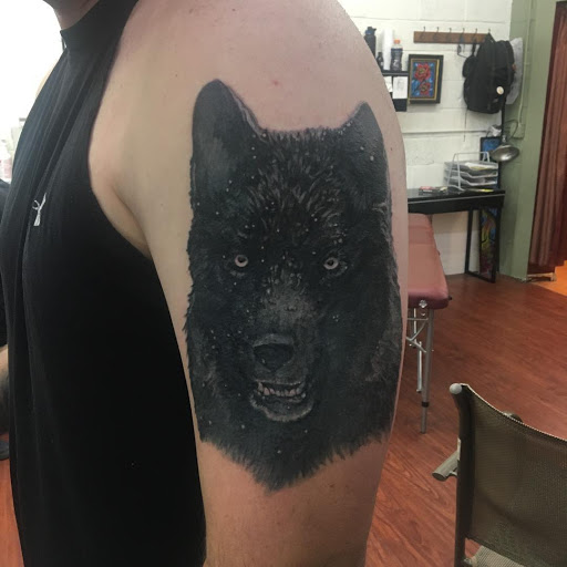 Explore moon tattoo ideas for guys, creative tattoo ideas in Tucson, available at The Painted Lady Tattoo