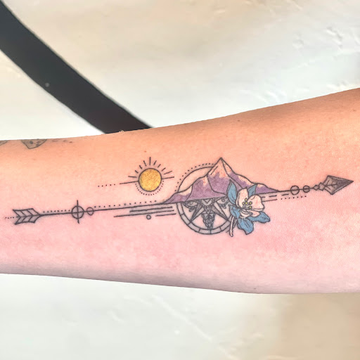 Explore thyroid cancer tattoo ideas, creative tattoo ideas in Avon, available at Avanti Tattoo