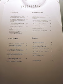 La Scaletta à Milan carte