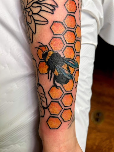 Explore hyena tattoo ideas, creative tattoo ideas in Adrian, available at Good Life Tattoo Co.