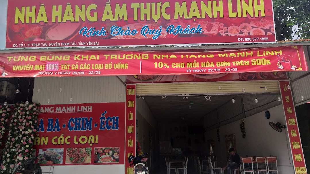 Nhà hàng ẩm thực mạnh linh