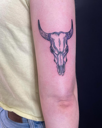 Explore massage therapy tattoo ideas, creative tattoo ideas in Belgrade, available at The Loyal Sparrow Tattoo and Piercing