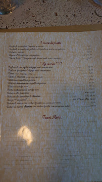 Carte du Il Bacco Toscano à Sesto ed Uniti