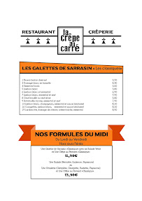 Crêperie La Crêpe au Carré à Marseille (le menu)