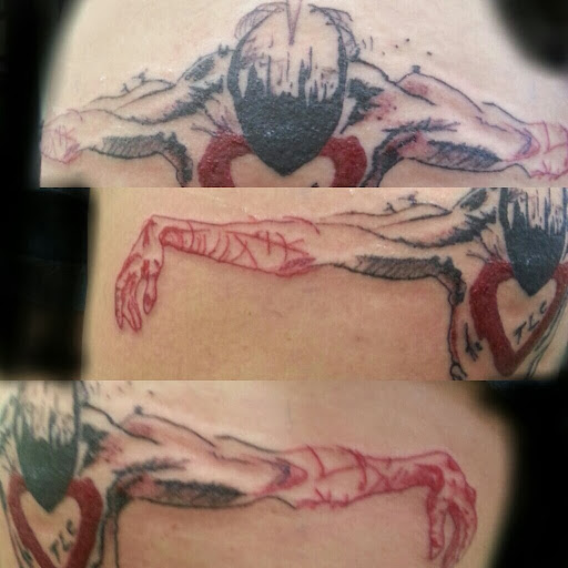 Explore male upper arm tattoo ideas, creative tattoo ideas in Glendale, available at Ace Tattoo and Piercing